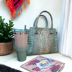 Ombre Glitter Tumbler with Straw