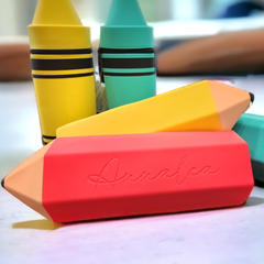 Personalized Engraved Pencil or Crayon Pouch