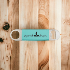 Personalized Leatherette Bottle Opener