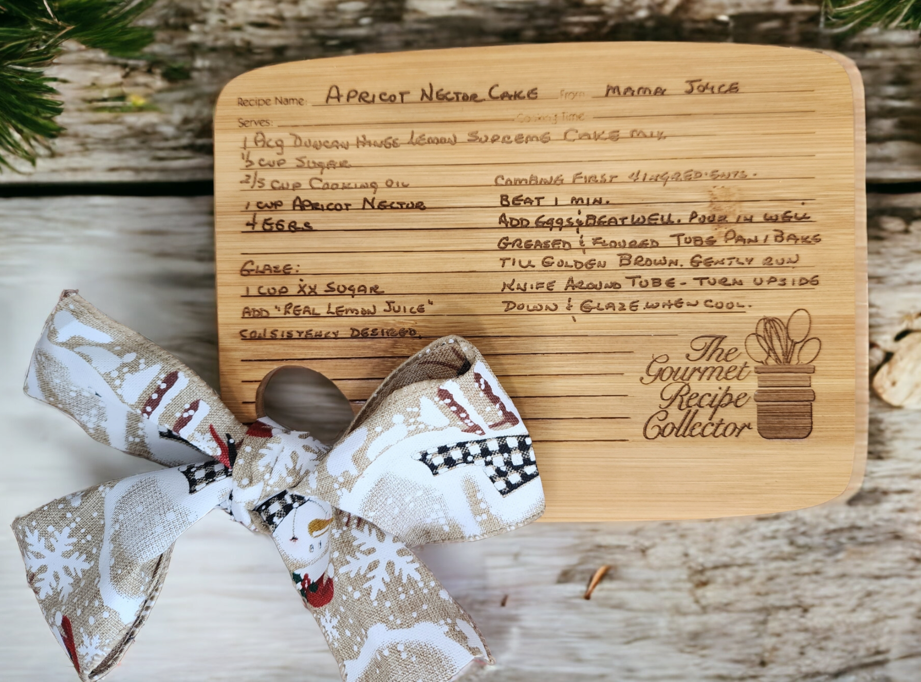 Mini Customized Recipe Boards