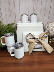 Custom Laser Engraved 12 QT. Retro Cooler