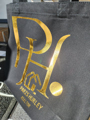 Custom Metallic Print Canvas Tote Bags
