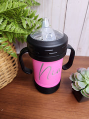 Custom Laser Engraved 10 oz Sippy Cup