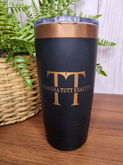 Rose Gold Plated Laser Engraved Drinkware