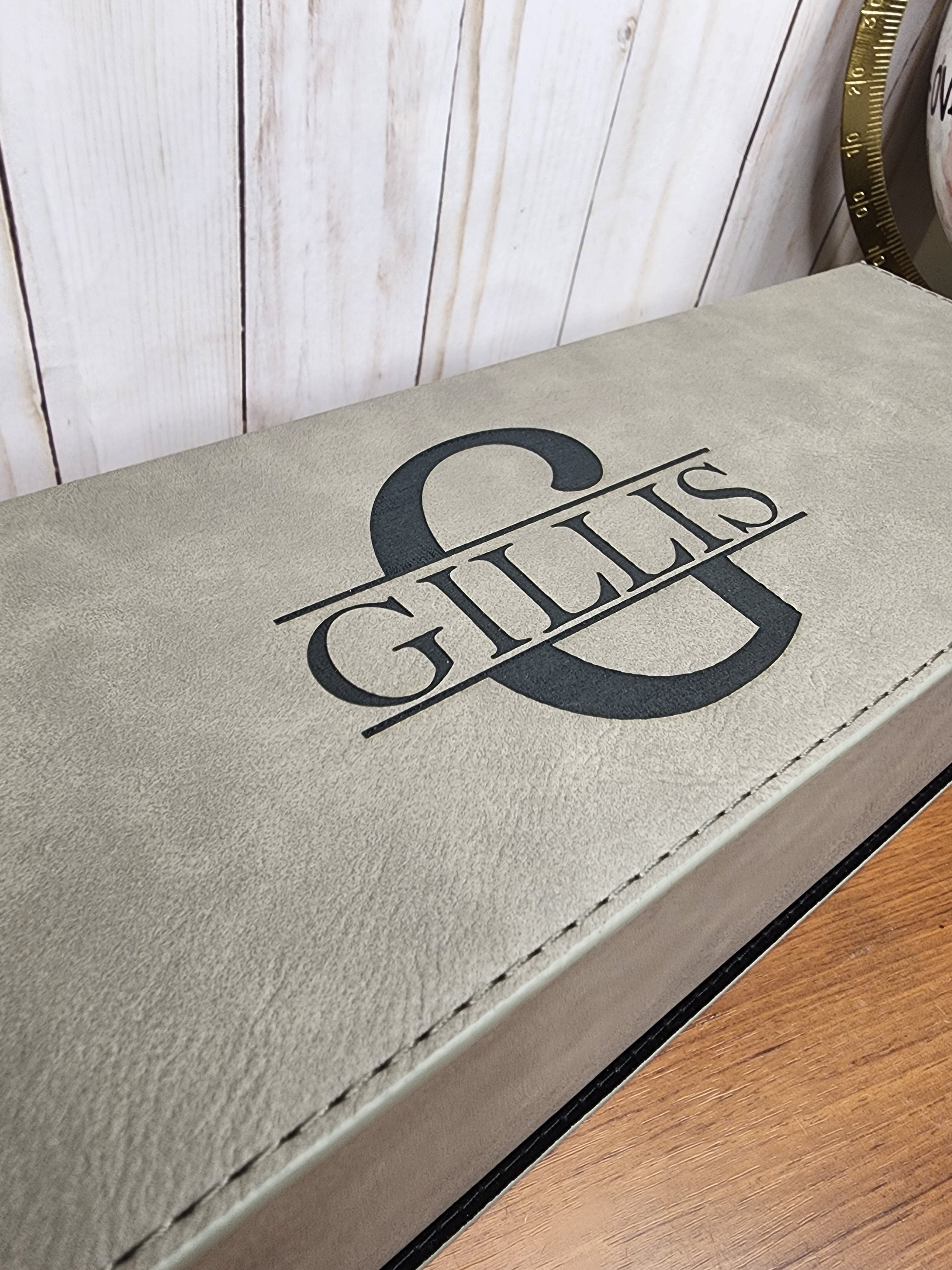 Custom Laser Engraved Wine Gift Box and Tools Set