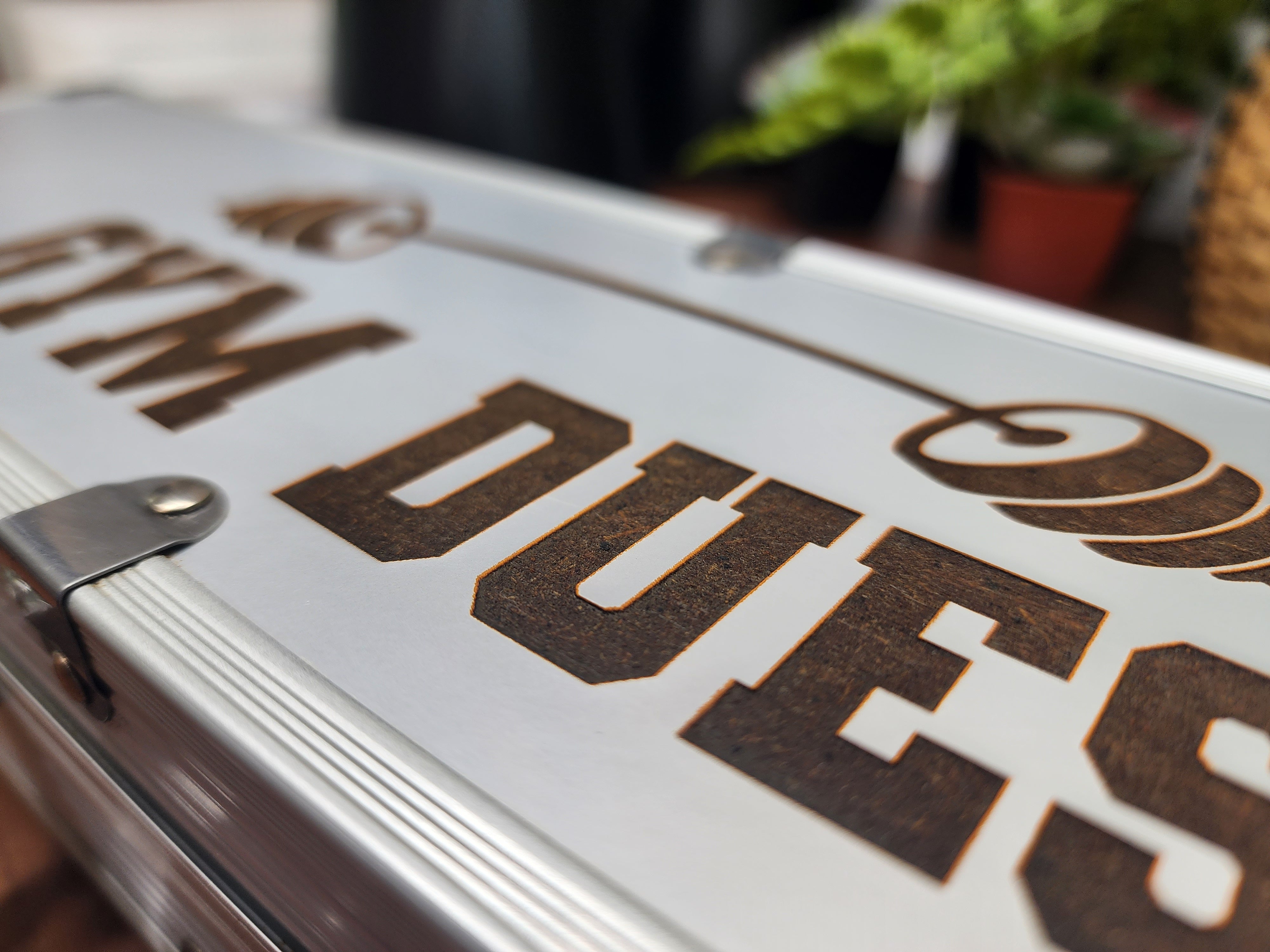 Custom Aluminum BBQ Set with Engraved Case