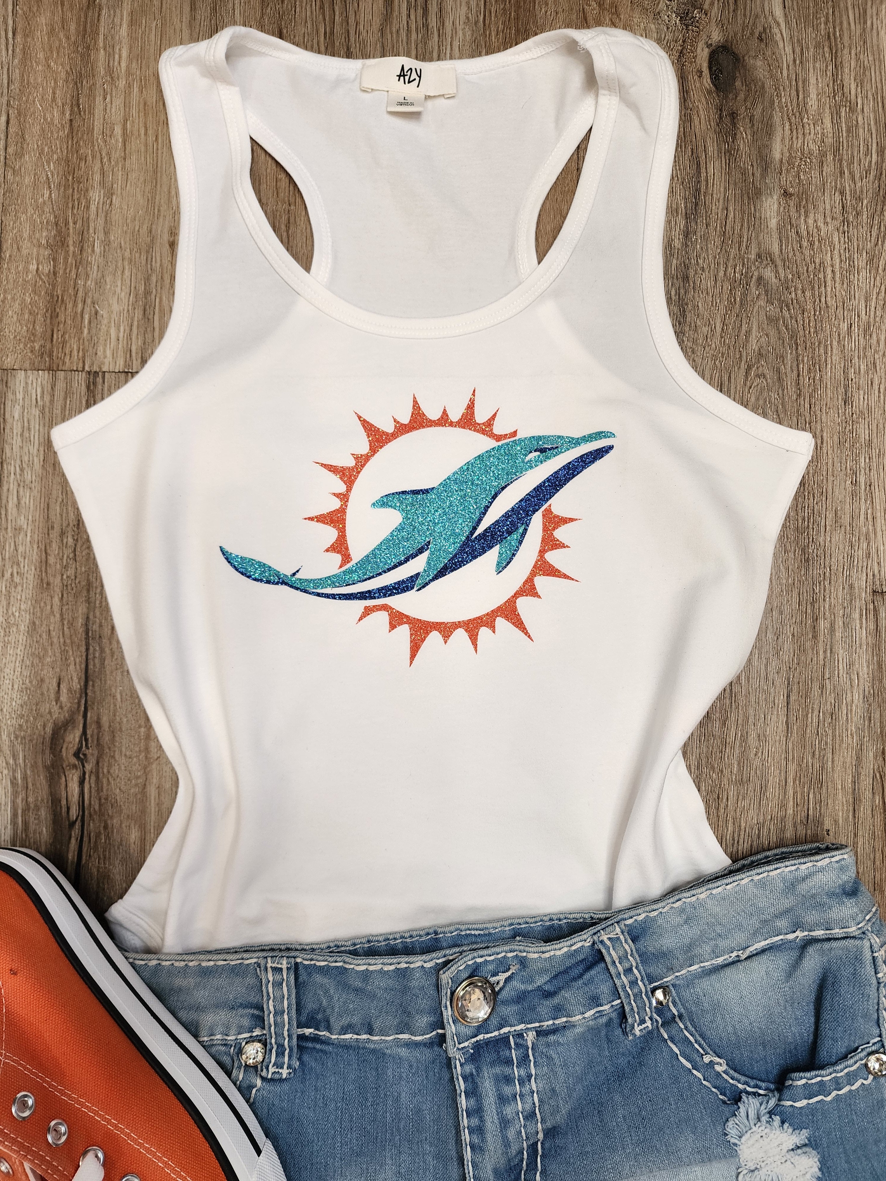 Dolphins Glitter Shirt