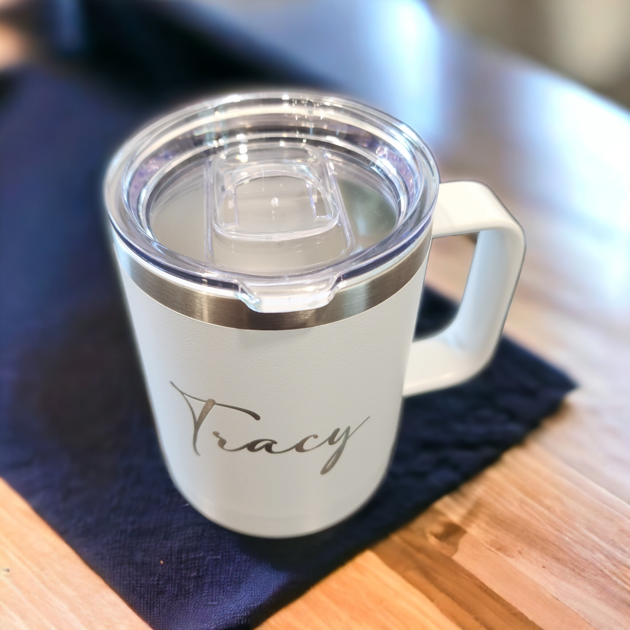Custom Laser Engraved 15 oz. Insulated Mug
