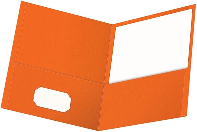 Branded Foil Presentation Folders with Card Holder