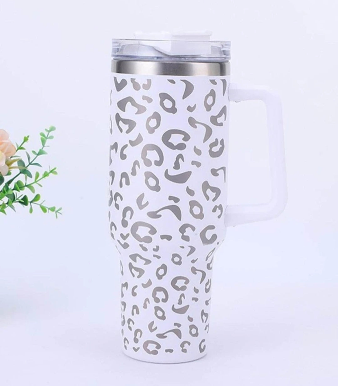 Leopard Print 40 oz. Laser Engraved Tumbler