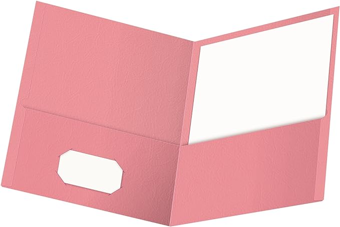 Branded Foil Presentation Folders with Card Holder