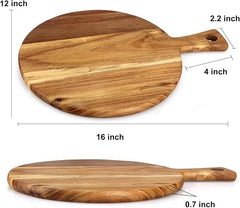 Sunflower Acacia Wood Cutting Board with Handle