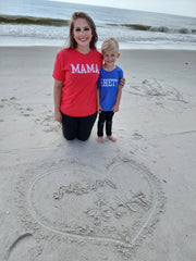 Personalized Embroidered Mama Shirt