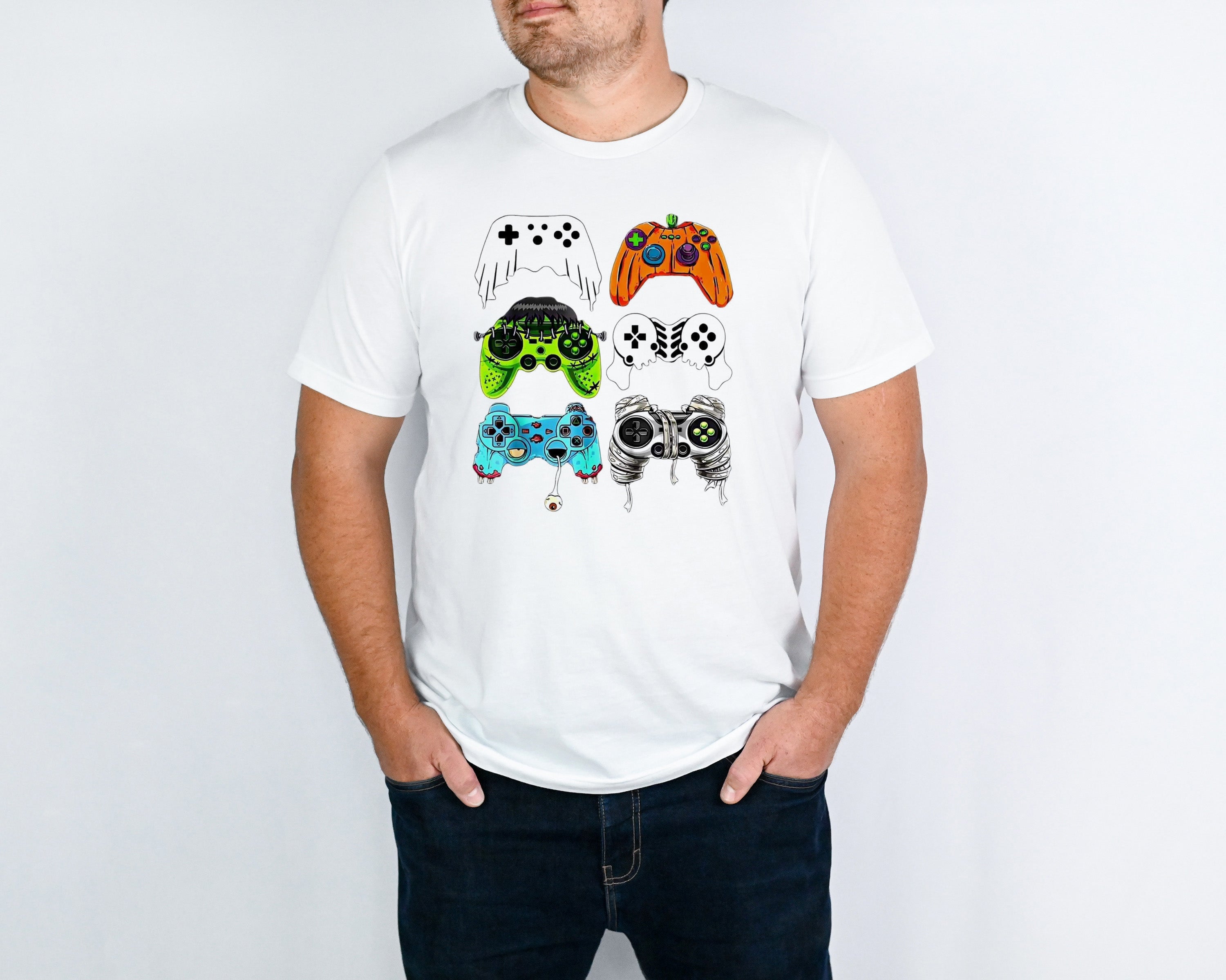 Skeleton Zombie Gaming Shirt