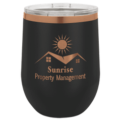 Rose Gold Plated Laser Engraved Drinkware