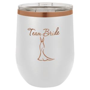 Rose Gold Plated Laser Engraved Drinkware