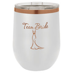 Rose Gold Plated Laser Engraved Drinkware