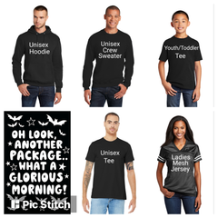 Black University of Georgia Glitter Top