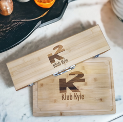 Custom Laser Engraved BBQ Set with Case