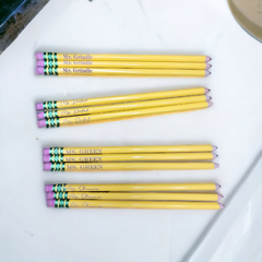 Personalized Engraved Ticonderoga #2 Pencils