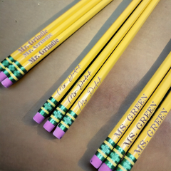 Personalized Engraved Ticonderoga #2 Pencils