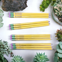 Personalized Engraved Ticonderoga #2 Pencils