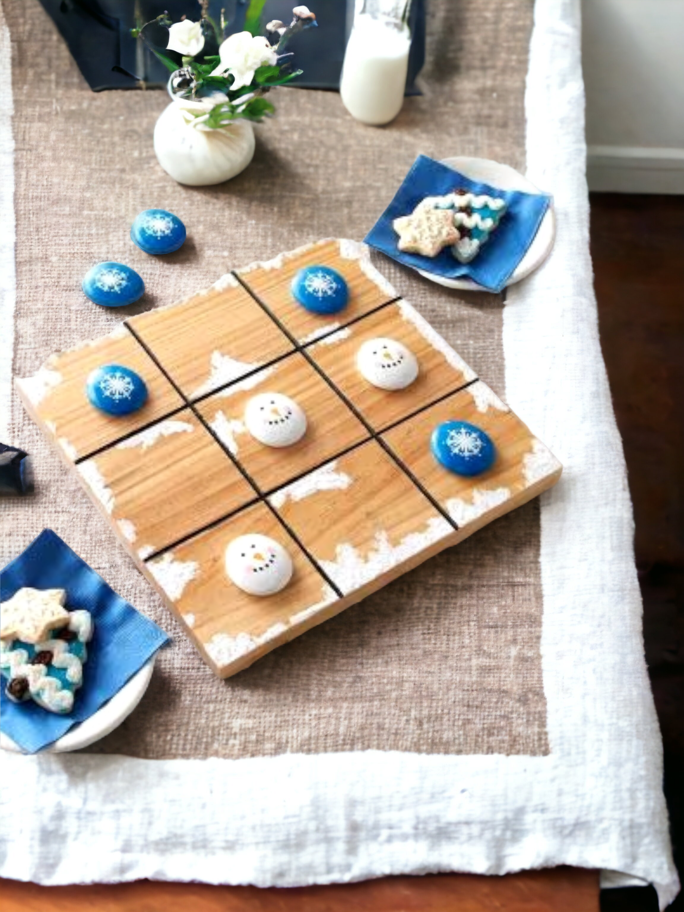 Christmas Tic Tac Toe Set