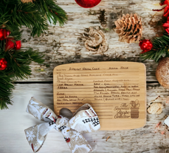 Mini Customized Recipe Boards