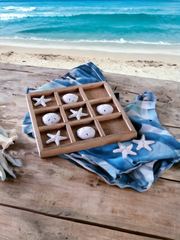 Coastal Tic Tac Toe Set