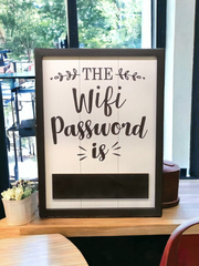 WiFi Password Sign