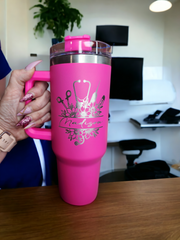 Custom 40 oz. Nurse Tumbler with Name