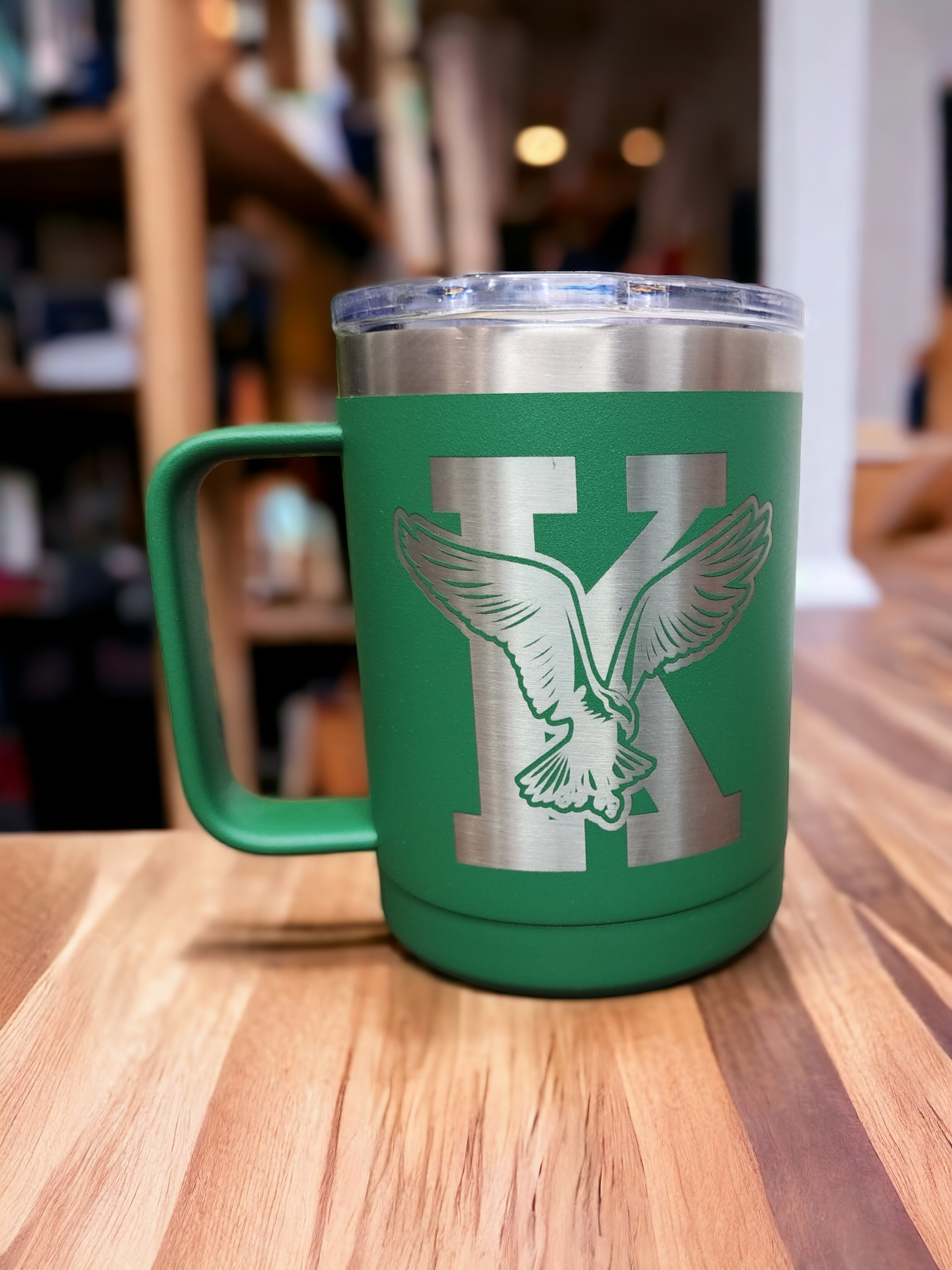 Custom Laser Engraved 15 oz. Insulated Mug