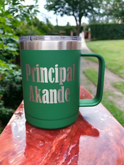 Custom Laser Engraved 15 oz. Insulated Mug