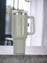 40 oz. American Flag Tumbler with Handle