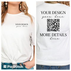 Custom Logo Shirt with QR Code