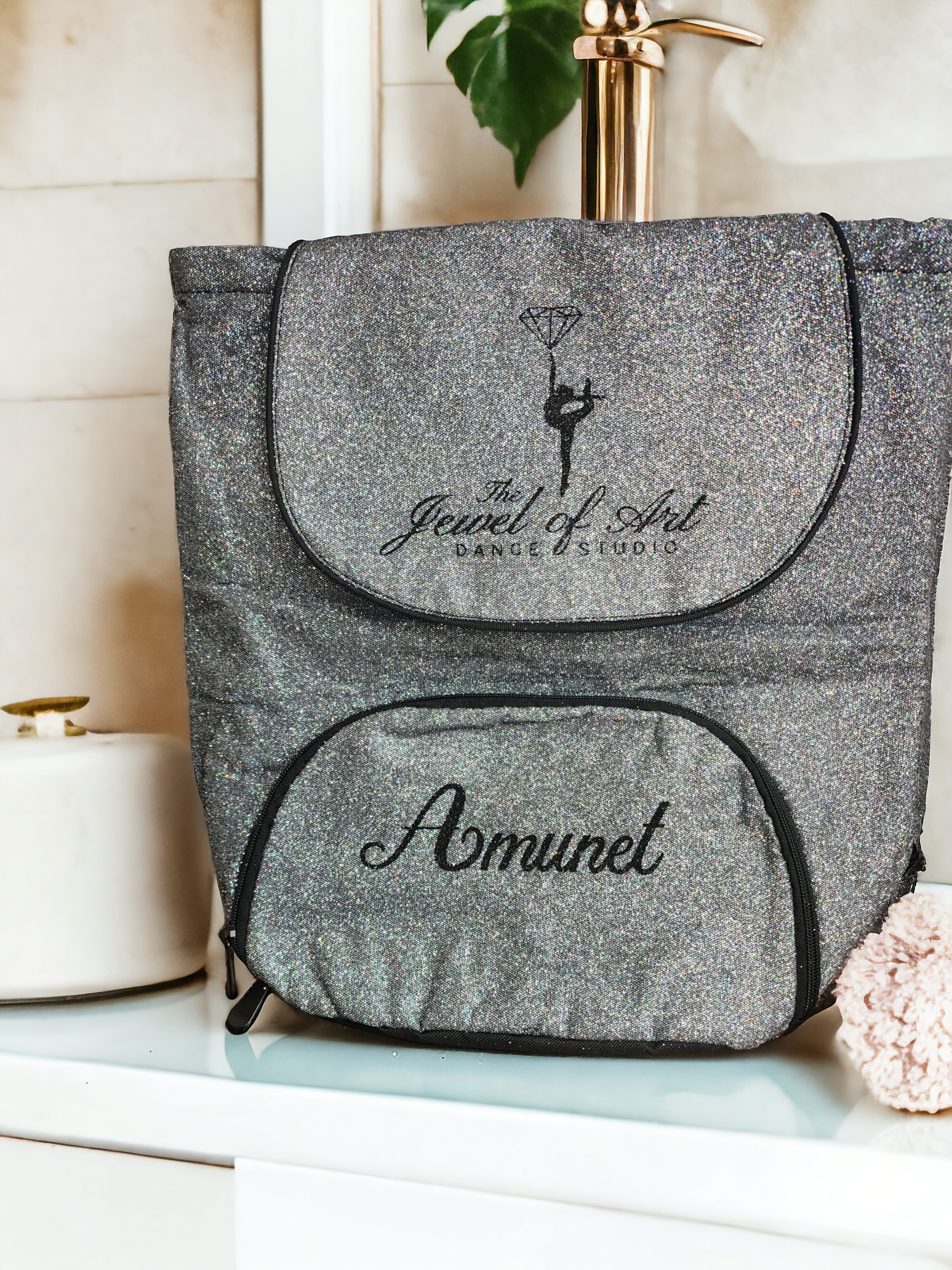 Customizable Glitter Backpack