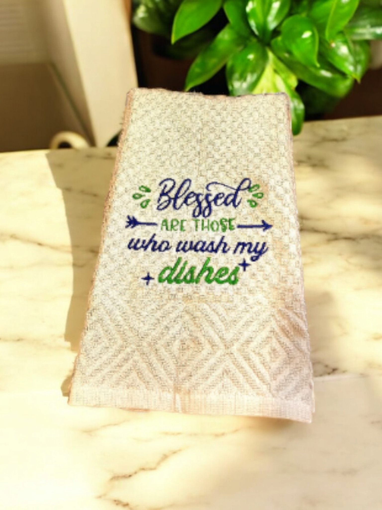 Blessed are Those Who Wash My Dishes Kitchen Towels