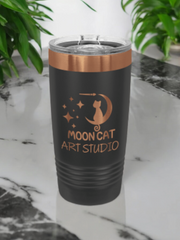 Rose Gold Plated Laser Engraved Drinkware