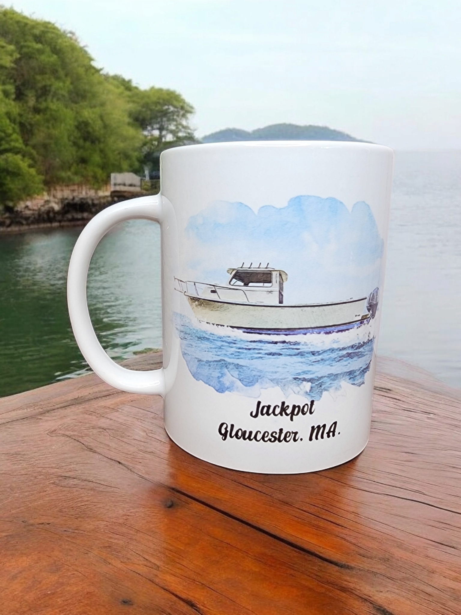 Custom 15 oz Boat Mug