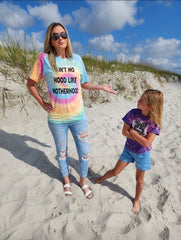 Ain't No Hood Like Motherhood Tie Dye Shirt