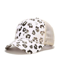 Leopard Print Women's Baseball Cap