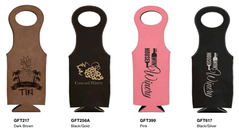 Custom Laser Engraved Wine Bag