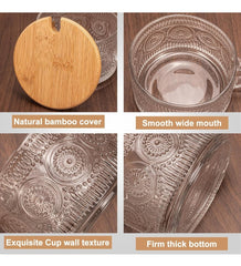 Vintage Laser Engraved Coffee Mug & Spoon