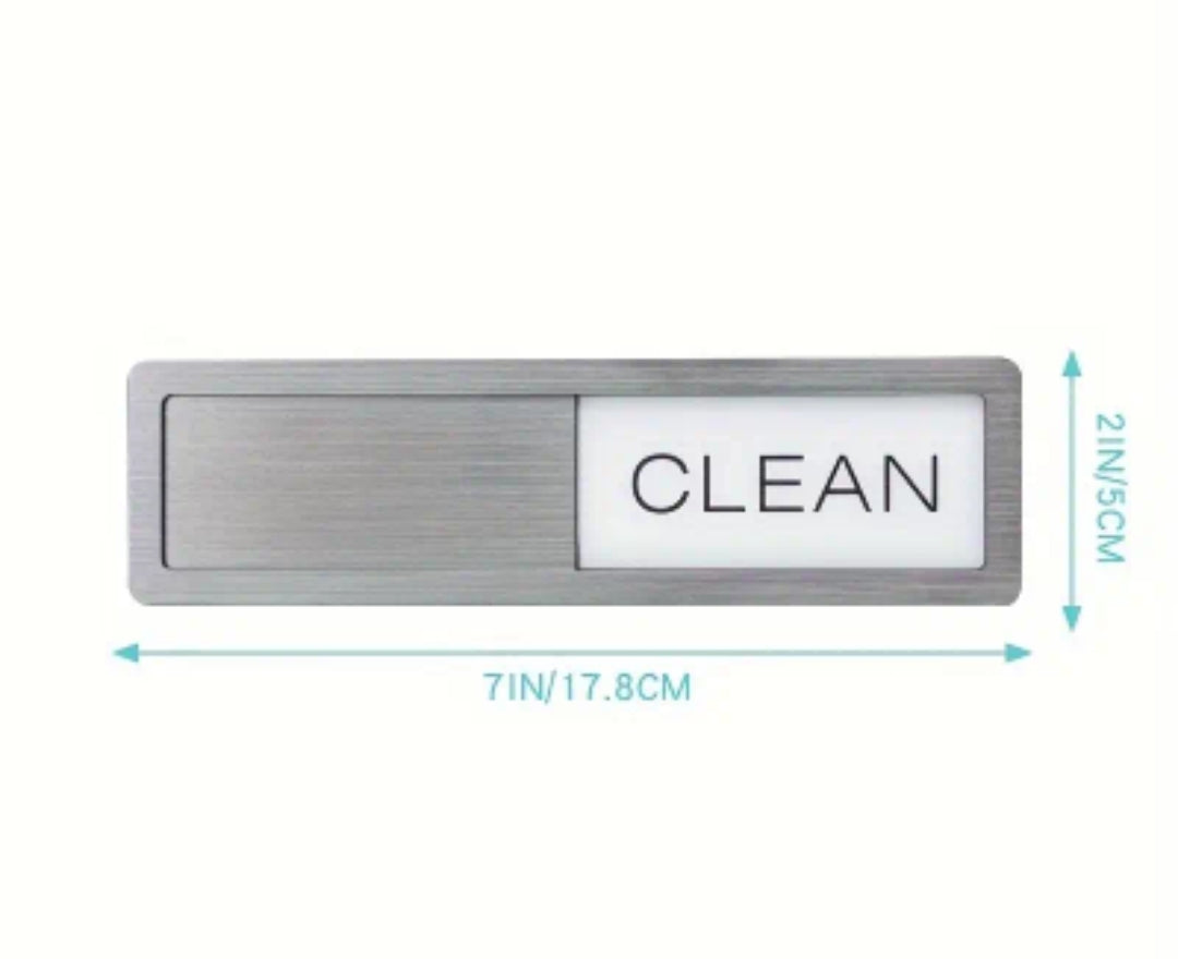 Dishwasher Magnet with Easy Slide Clean/Dirty Indicator
