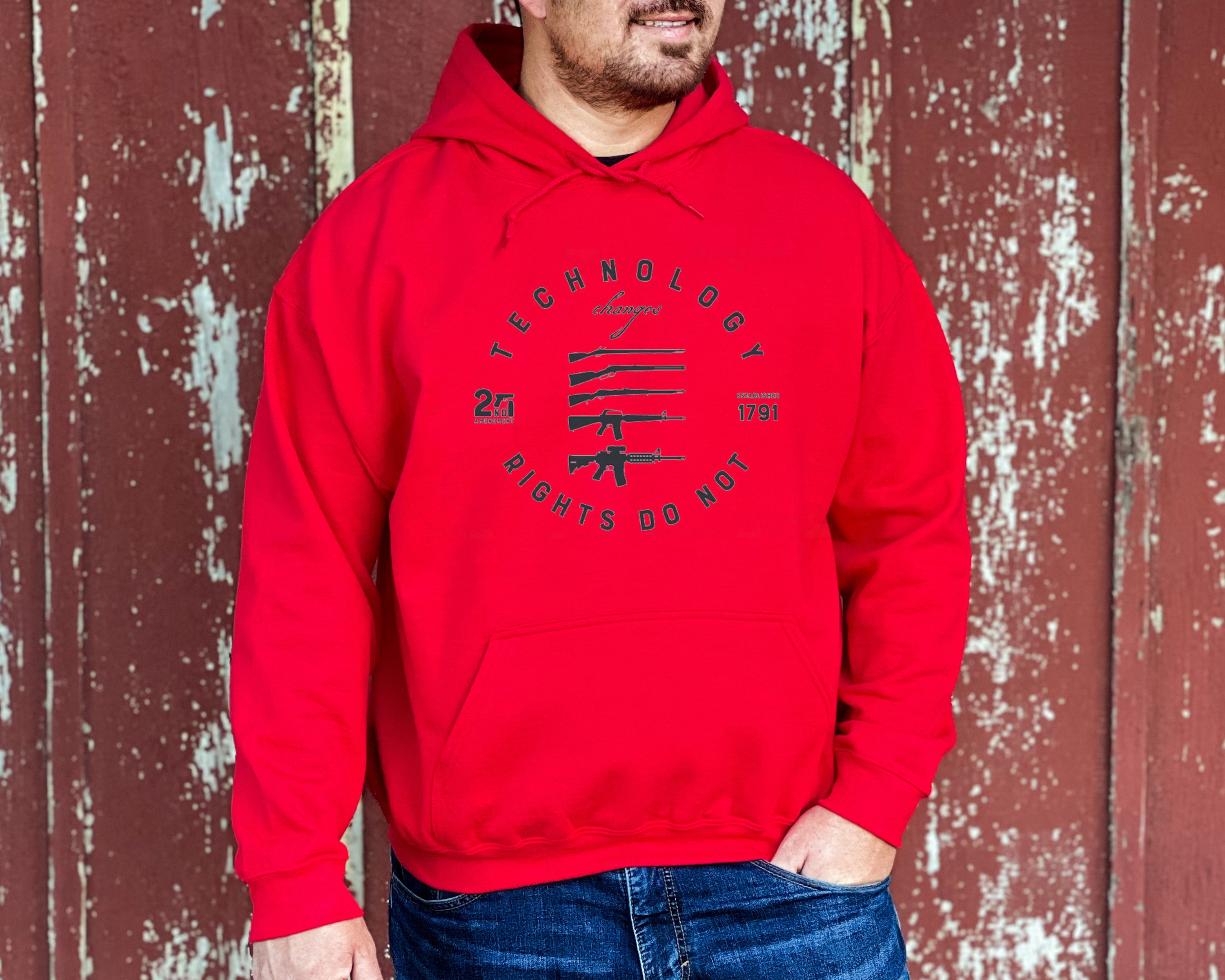 Technology Changes Rights Do Not 2nd Amendment Shirt