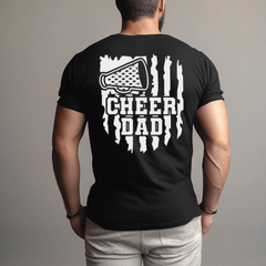 American Flag Cheer Dad Shirt