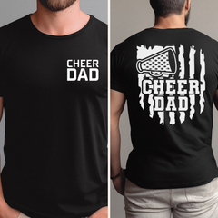 American Flag Cheer Dad Shirt