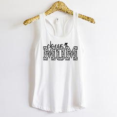 Cheer Mom Glitter Leopard Print Shirt