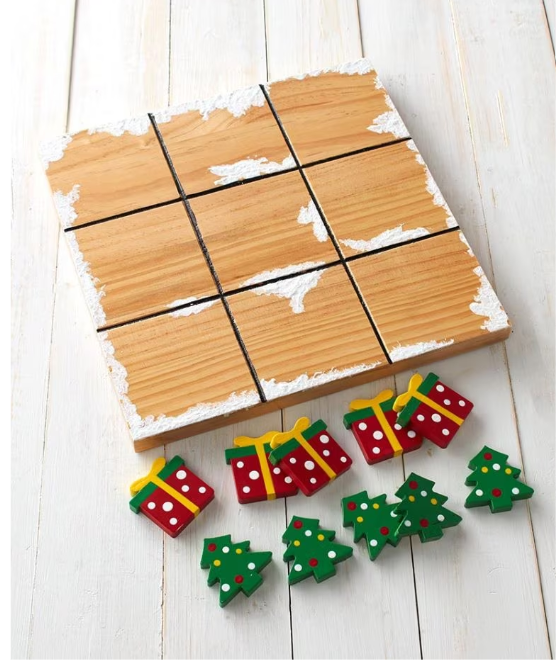 Christmas Tic Tac Toe Set