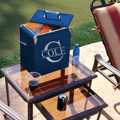 Custom Laser Engraved 12 QT. Retro Cooler